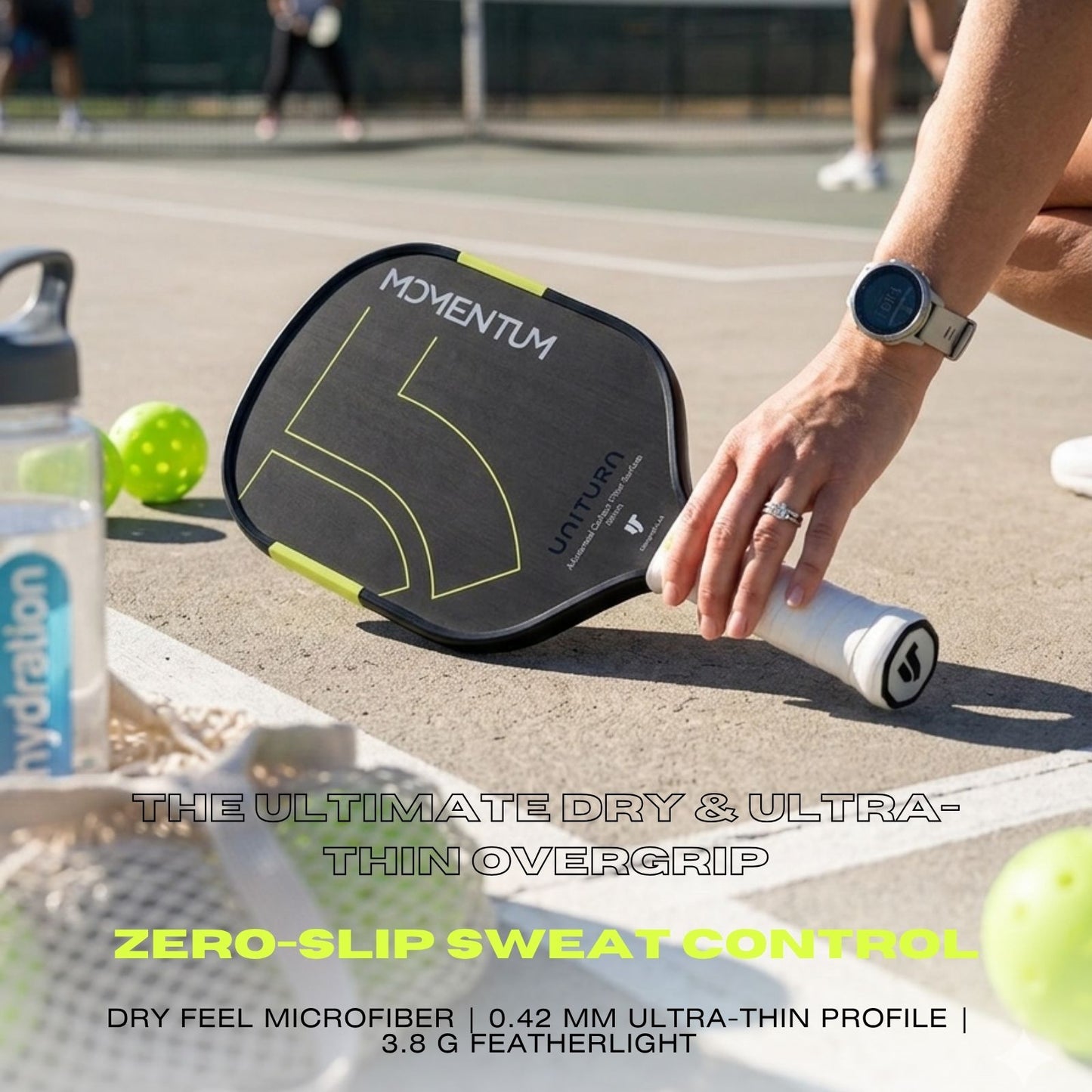 UNITURN Dry Feel Overgrip | 3/12 Packs | Precision Feel & Sweat Management