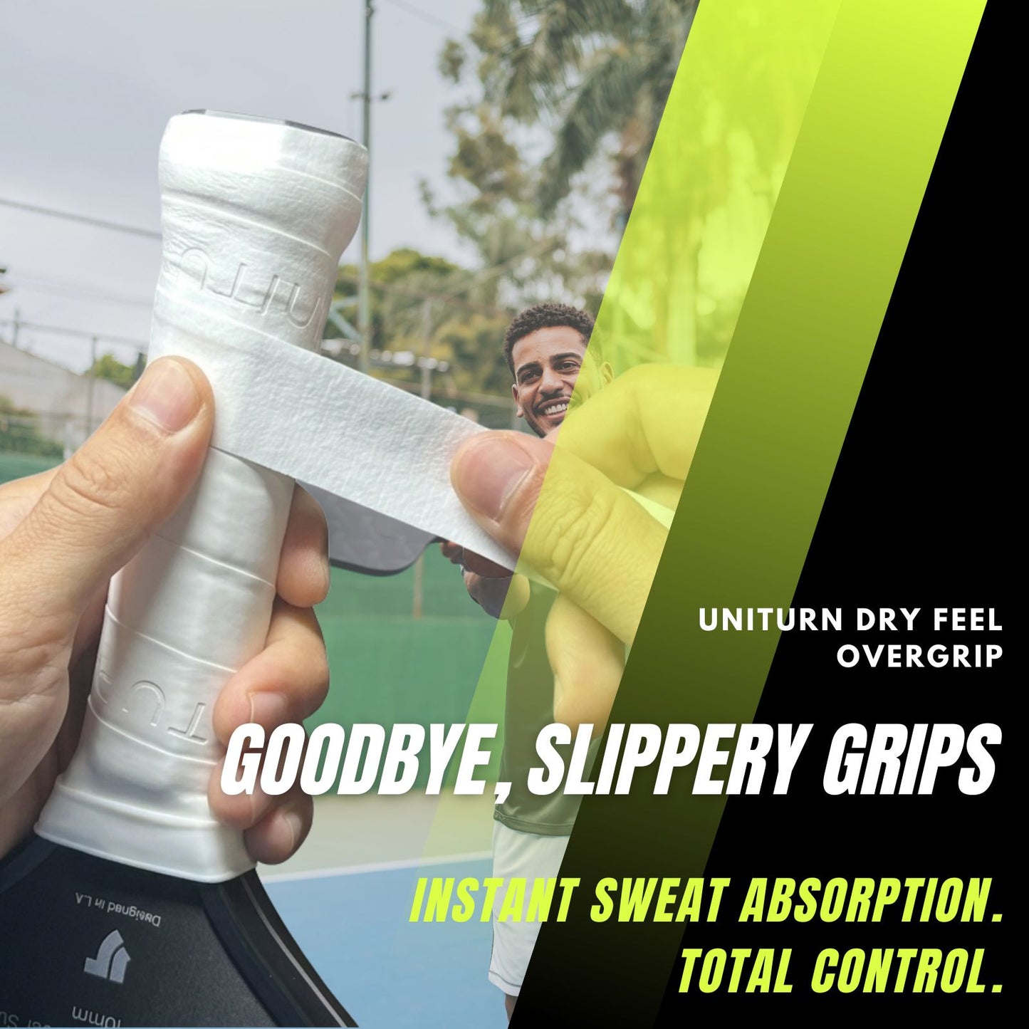 UNITURN Dry Feel Overgrip | 3/12 Packs | Precision Feel & Sweat Management