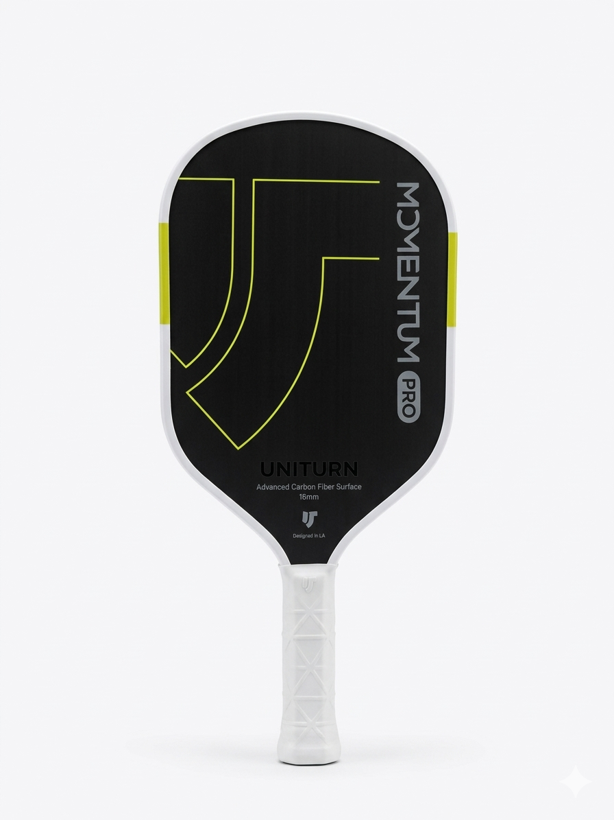 Uniturn Momentum PRO | T700 Raw Carbon Fiber Paddle with Silicone Comfort Grip