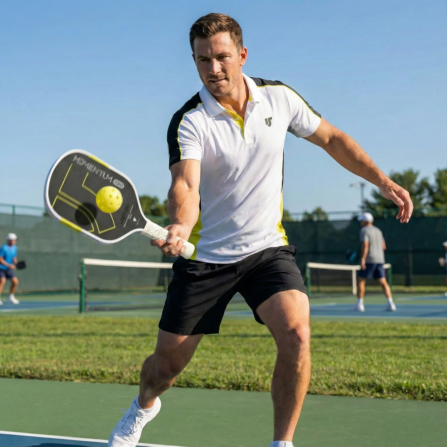 Uniturn Momentum PRO | T700 Raw Carbon Fiber Paddle with Silicone Comfort Grip