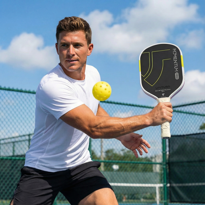 UNITURN Silicone Pickleball Paddle Grip - Non-Slip Ergonomic Replacement Grip for Experienced & Pro Players, 14cm Length - White