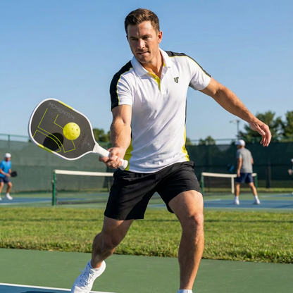 Uniturn Momentum Pickleball Paddle | T700 Raw Carbon Fiber | 16mm Control Core