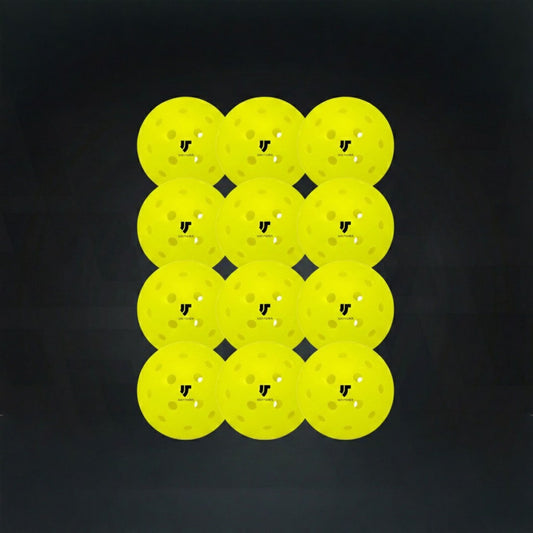 UNITURN Pro Performance Pickleballs: Max Durability, True Flight, 40-Hole Outdoor